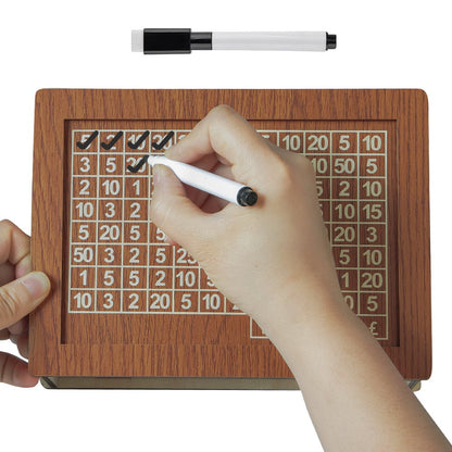 🔥 LAST DAY 49% OFF-Cash Vault Wooden Savings Box