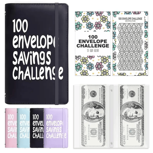 ✉️100 Envelope Savings Challenge Book